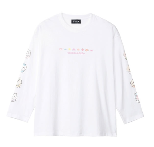 [Pre-order] "Chiikawa" Chiikawa Baby - Long sleeve T-shirt - Becoming a baby (White)